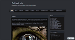 Desktop Screenshot of fairhalllab.com