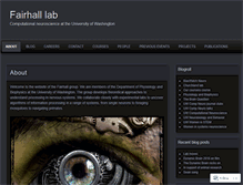 Tablet Screenshot of fairhalllab.com
